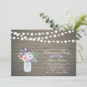 Uitnodiging voor Rustige Wood Surprise (Staand voorkant)