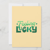 Uitnodiging voor Saint Patrick's Day Party (Achterkant)