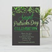 Uitnodiging voor Saint Patrick's Day Party (Staand voorkant)