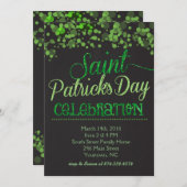 Uitnodiging voor Saint Patrick's Day Party (Voorkant / Achterkant)