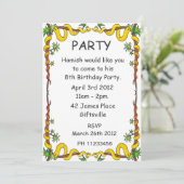 Uitnodiging voor Sakes Party (Staand voorkant)