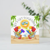 Uitnodiging voor samenkomst (Staand voorkant)