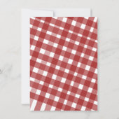 Uitnodiging voor sandwich op Vaderdag BBQ Picknick (Achterkant)