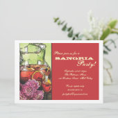 Uitnodiging voor Sangria (Staand voorkant)