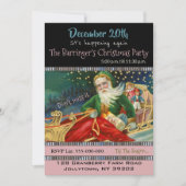 Uitnodiging voor Santa Sleigh Ride Holiday Party (Voorkant)