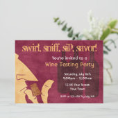 Uitnodiging voor savorenpartij (Staand voorkant)