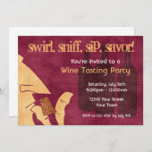 Uitnodiging voor savorenpartij (Voorkant / Achterkant)