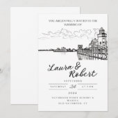 Uitnodiging voor Saybrook Point Resort en Marina  (Voorkant / Achterkant)