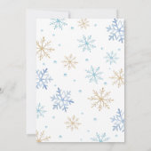 Uitnodiging voor schaatsen op verjaardag (Achterkant)