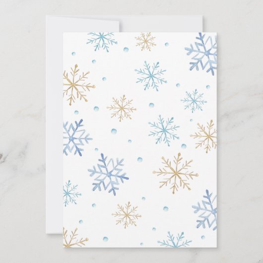 Uitnodiging voor schaatsen op verjaardag (Achterkant)