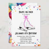 Uitnodiging voor schaatsen | Schaatspartij (Voorkant / Achterkant)