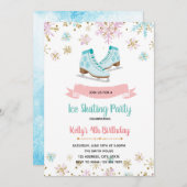 Uitnodiging voor schaatspartij (Voorkant / Achterkant)
