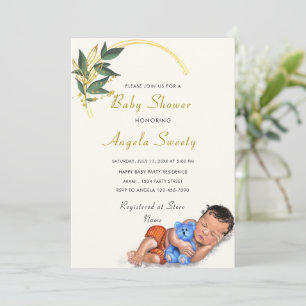Uitnodiging voor Schattige Baby shower
