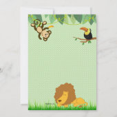 Uitnodiging voor Schattigee Oerwouden (Achterkant)