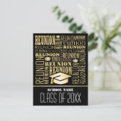 Uitnodiging voor schoolreünie (Staand voorkant)