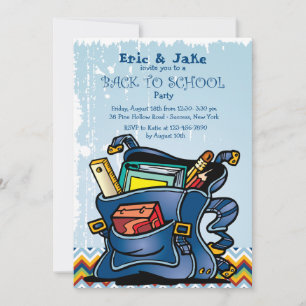 Uitnodiging voor schoolrugzak