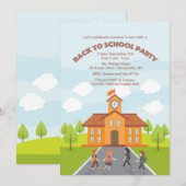 Uitnodiging voor schooltijd (Voorkant / Achterkant)