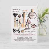 Uitnodiging voor schoonheid en stijl (Staand voorkant)