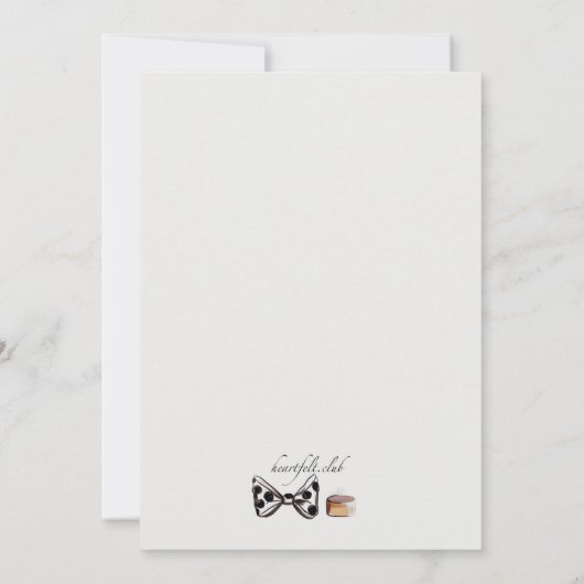 Uitnodiging voor schoonheid en stijl (Achterkant)