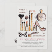 Uitnodiging voor schoonheid en stijl (Voorkant / Achterkant)