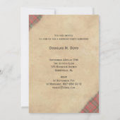 Uitnodiging voor Schotse Whisky Verjaardag (aanpas (Achterkant)