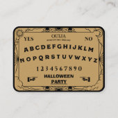 Uitnodiging voor Séance Soiree Spirit Board Informatiekaartje (Voorkant)