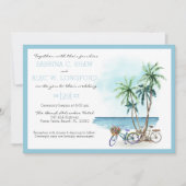Uitnodiging voor Seaside Wedding Suite (Voorkant)