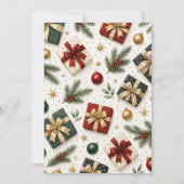 Uitnodiging voor Secret Santa Soirée (Achterkant)