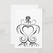 Uitnodiging voor Seelenpartner Unie (Voorkant / Achterkant)