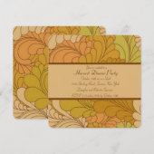 Uitnodiging voor seizoensgebonden kleuren (Voorkant / Achterkant)