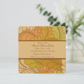 Uitnodiging voor seizoensgebonden kleuren (Staand voorkant)