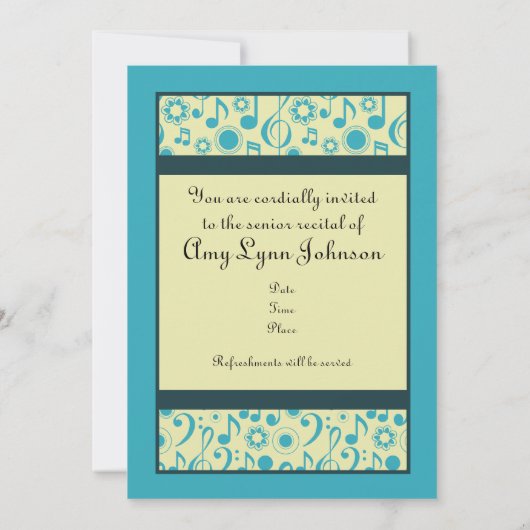 Uitnodiging voor senior muziek (Achterkant)