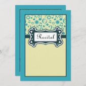 Uitnodiging voor senior muziek (Voorkant / Achterkant)