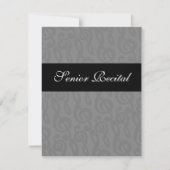 Uitnodiging voor senior muziek (Voorkant)