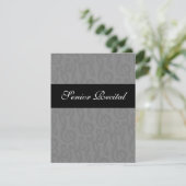 Uitnodiging voor senior muziek (Staand voorkant)