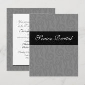 Uitnodiging voor senior muziek (Voorkant / Achterkant)