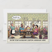 Uitnodiging voor senior verjaardagsfeestje (Voorkant)