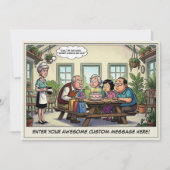 Uitnodiging voor senior verjaardagsfeestje (Voorkant)