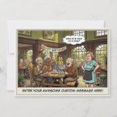Uitnodiging voor senior verjaardagsfeestje (Voorkant)