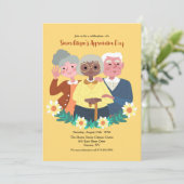 uitnodiging voor seniorendag (Staand voorkant)