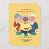 uitnodiging voor seniorendag (Voorkant / Achterkant)