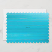 Uitnodiging voor Serape en Sombrero (Achterkant)