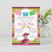 Uitnodiging voor Serape Quince (Staand voorkant)