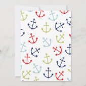 Uitnodiging voor Shark Birthday (Achterkant)