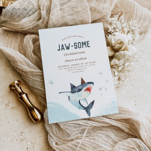 Uitnodiging voor Shark Jaw-Some