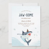 Uitnodiging voor Shark Jaw-Some (Voorkant)