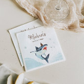 Uitnodiging voor Shark Jaw-Some Servet