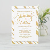 Uitnodiging voor Shining Stripes (Staand voorkant)