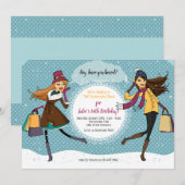 Uitnodiging voor Shopping Spree (Voorkant / Achterkant)