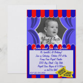 Uitnodiging voor Show van poppen (Voorkant / Achterkant)